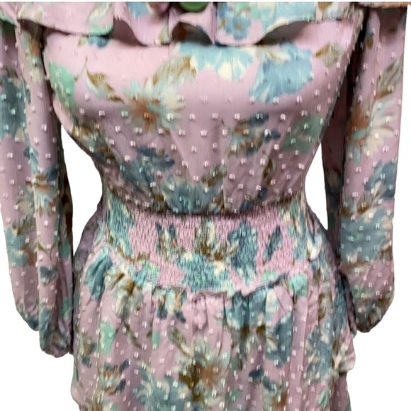 Whiteroom + Cactus Purple Sage Floral Textured - Picture 3 of 6